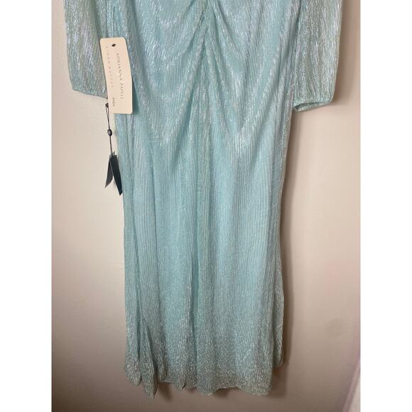 NWT ADRIANNA PAPELL DRESS GOWN 12 GREEN MOTHER OF BRIDE FORMAL EVENING - Picture 11 of 16